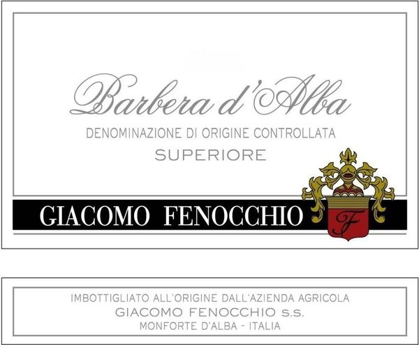 2013 Giacomo Fenocchio Barbera d'Alba Superiore