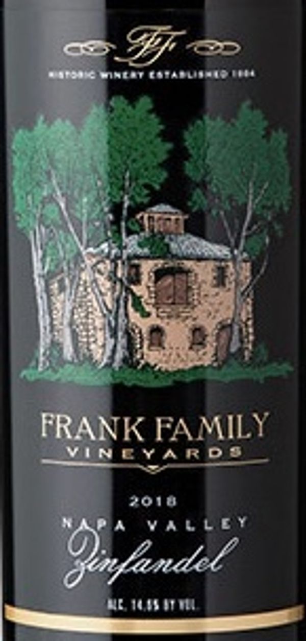 2019 Frank Family Vineyards Napa Valley Zinfandel