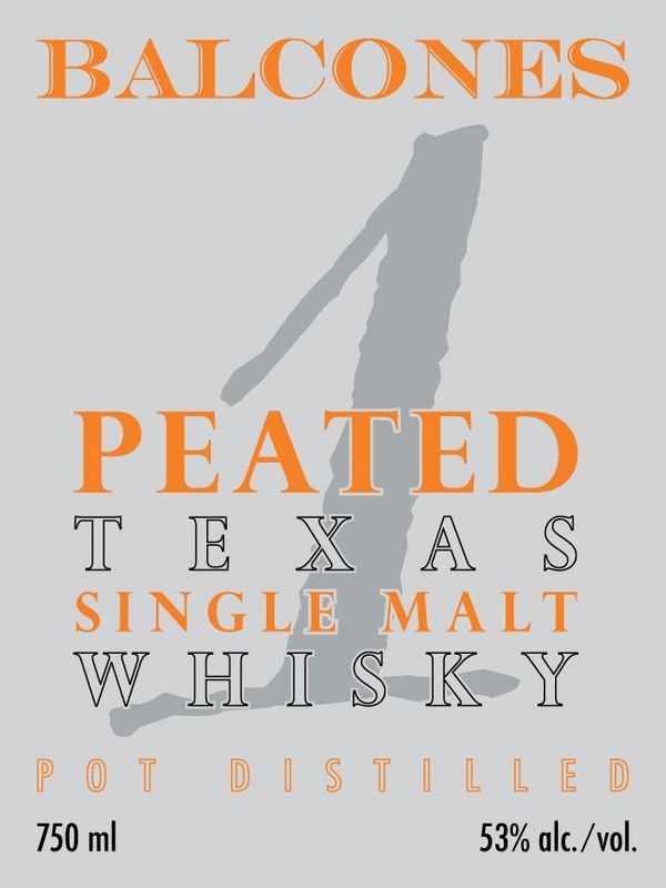 Balcones 1 Pot Distilled Peated Texas Single Malt Whiskey