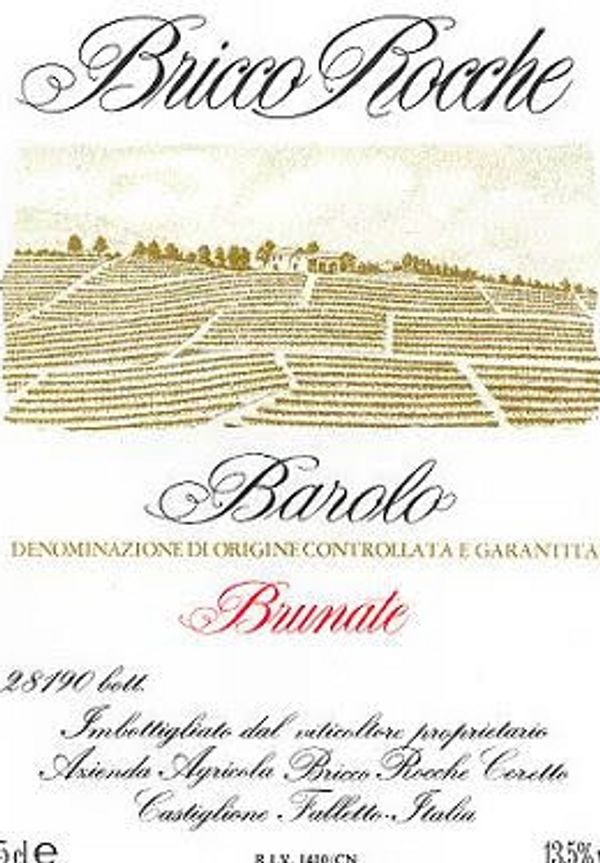 2019 Ceretto Barolo Bricco Rocche Brunate