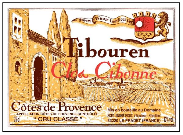2021 Clos Cibonne Côtes de Provence Tibouren Cuvée Tradition Rosé