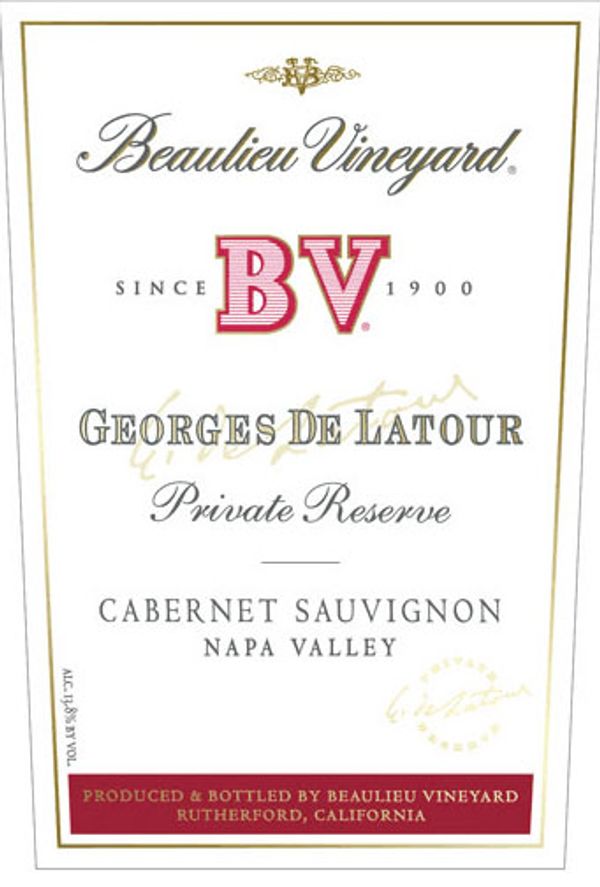2008 Beaulieu Vineyard Georges de Latour Private Reserve Cabernet Sauvignon