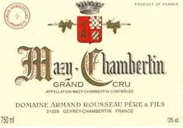 2019 Domaine Armand Rousseau Mazy-Chambertin