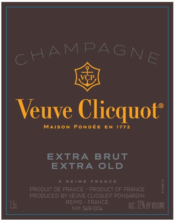 Veuve Clicquot Ponsardin Champagne Extra Brut Extra Old