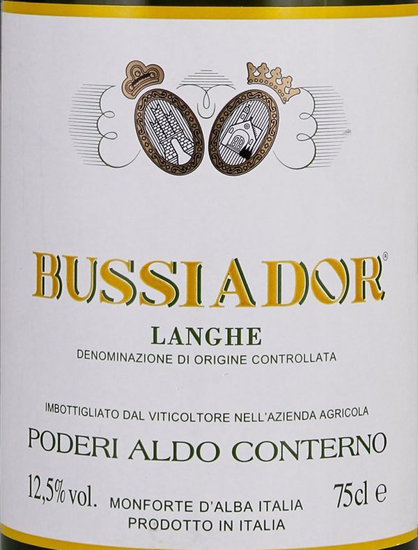 2018 Poderi Aldo Conterno Langhe Chardonnay Bussiador