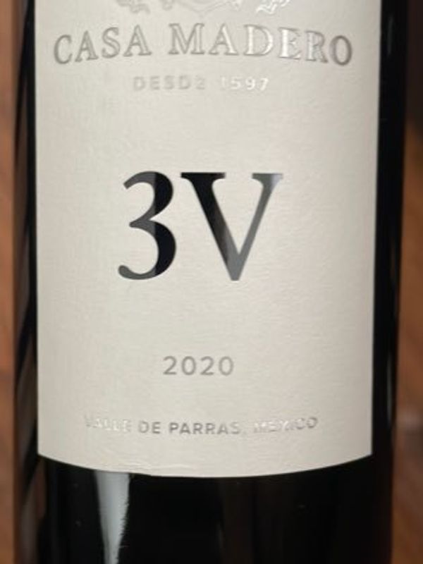 2020 Casa Madero 3V