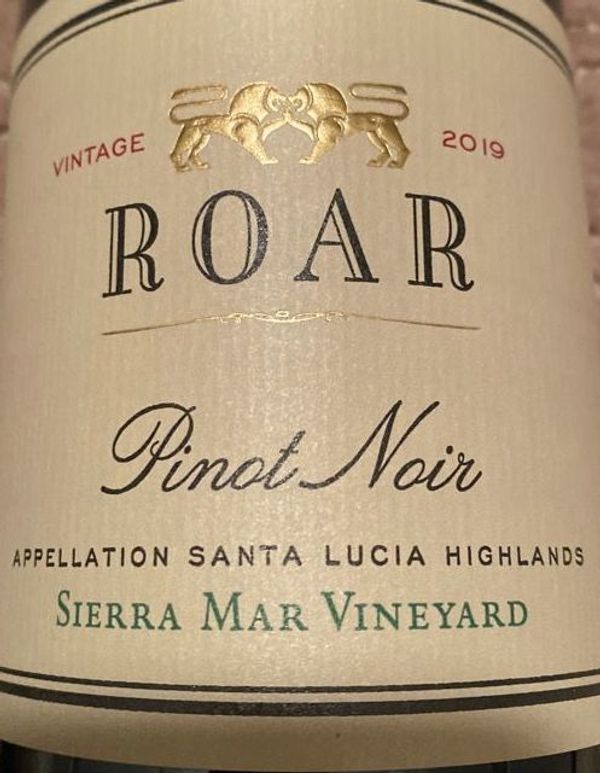 2021 Roar Sierra Mar Vineyard Pinot Noir