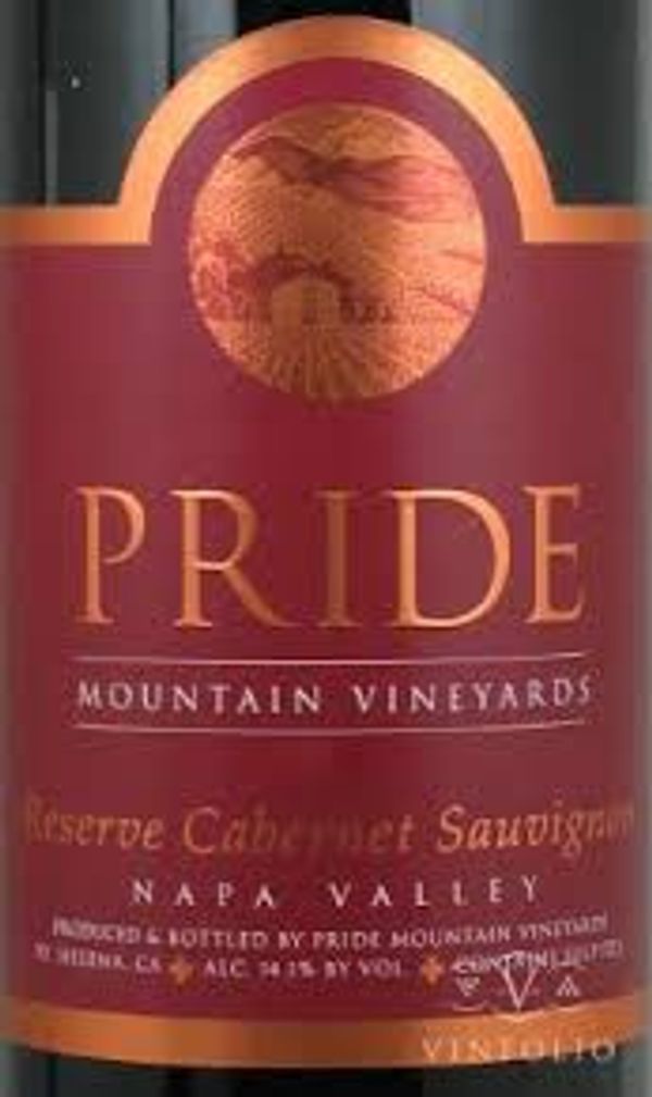 2003 Pride Mountain Vineyards Reserve Cabernet Sauvignon