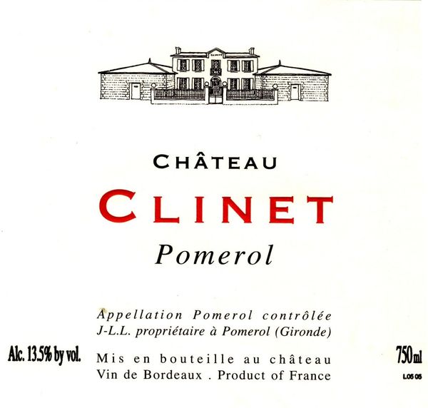 2022 Château Clinet Pomerol
