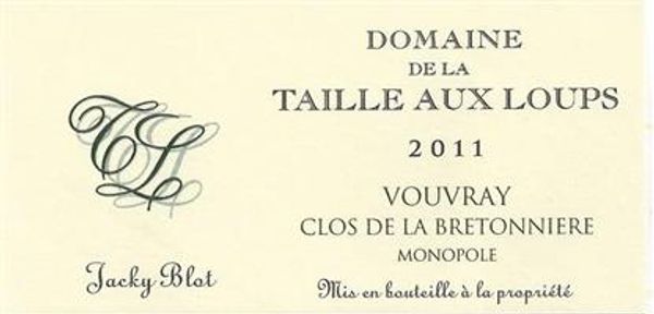 2020 Domaine de la Taille aux Loups Vouvray Clos de la Bretonniere