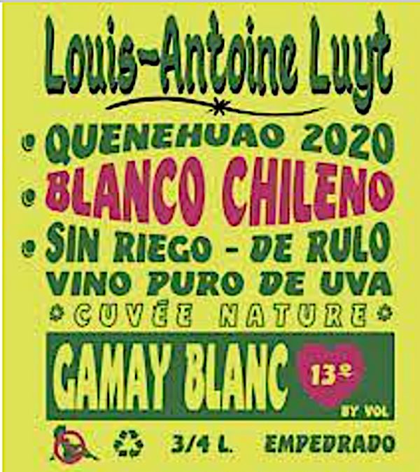 Louis-Antoine Luyt Cuvée Nature Gamay Blanc