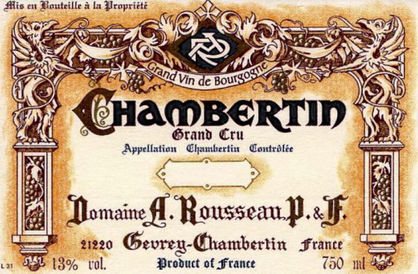 2016 Domaine Armand Rousseau Chambertin