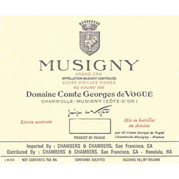 2005 Domaine Comte Georges de Vogüé Musigny Vieilles Vignes