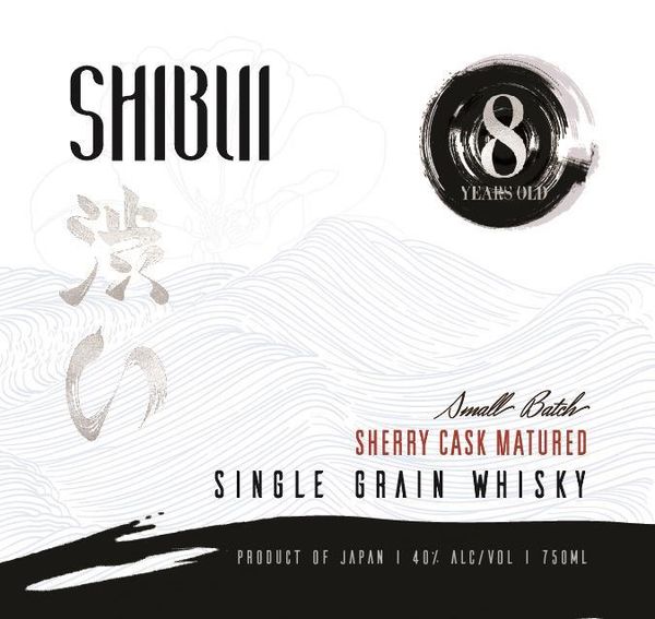 Shibui Single Grain 8 Year Old Sherry Cask Japanese Whisky