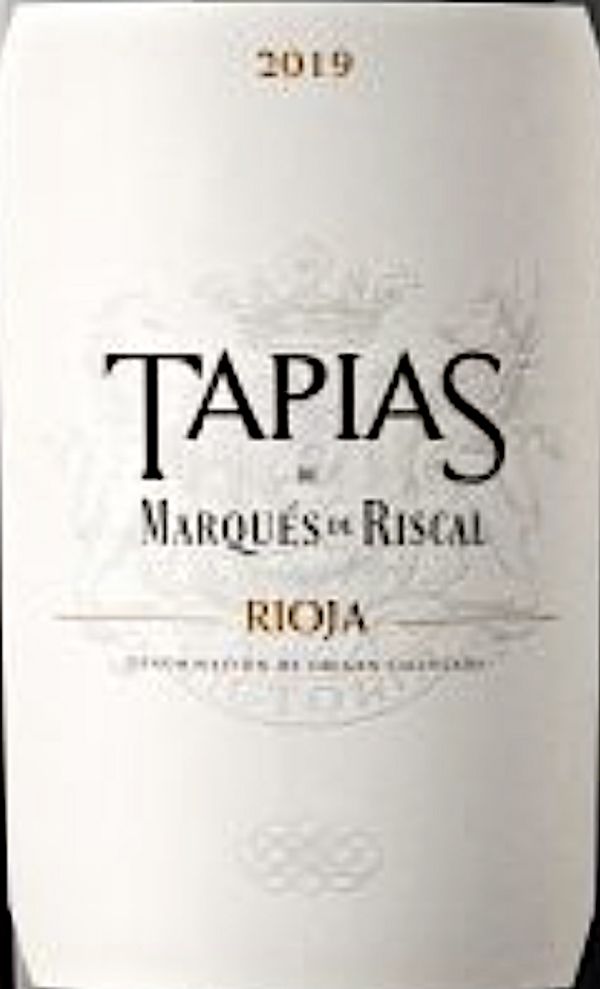 2019 Marqués de Riscal Rioja Tapias