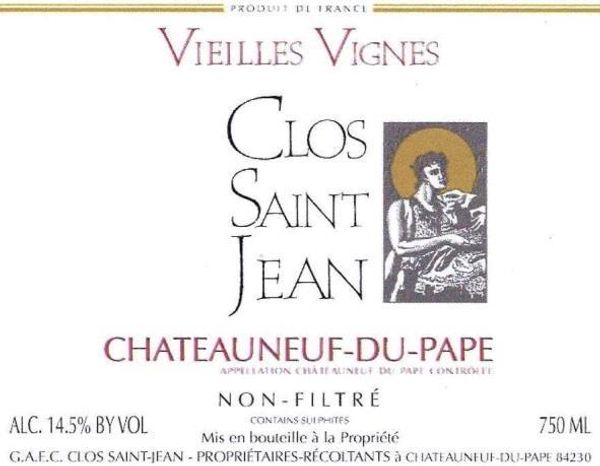 2016 Clos Saint Jean Châteauneuf-du-Pape Vieilles Vignes
