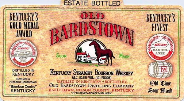 Old Bardstown No Age Statement 101 Proof Kentucky Straight Bourbon Whiskey