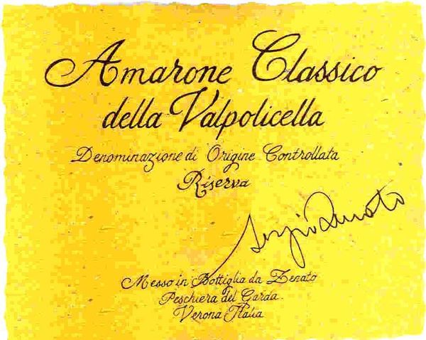2016 Zenato Amarone della Valpolicella Classico Riserva