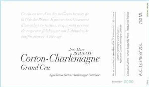 2015 Jean-Marc Roulot Corton-Charlemagne