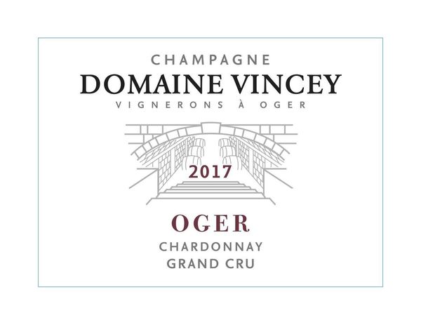 2017 Domaine Vincey Champagne Extra Brut Blanc de Blancs Grand Cru