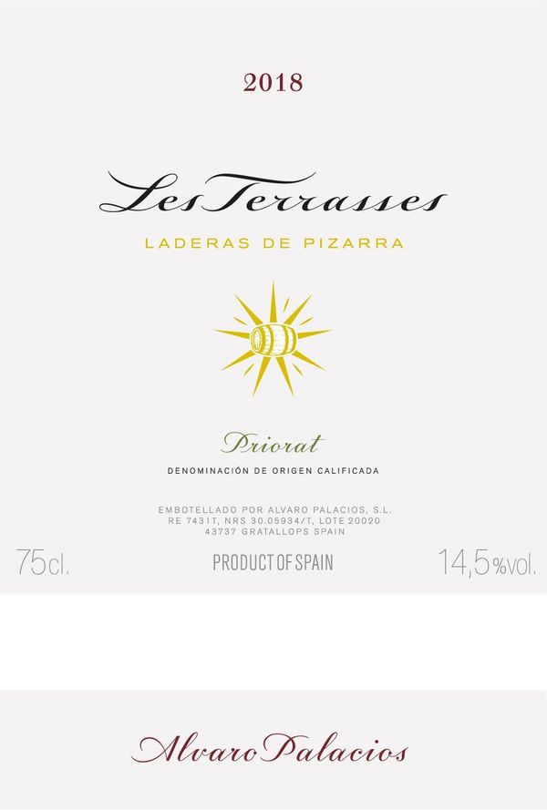 2019 Álvaro Palacios Priorat Les Terrasses Velles Vinyes