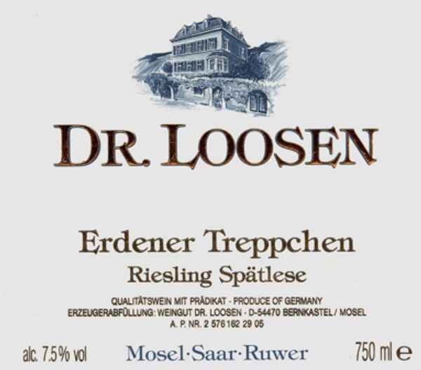 2021 Dr. Loosen Erdener Treppchen Riesling Spätlese