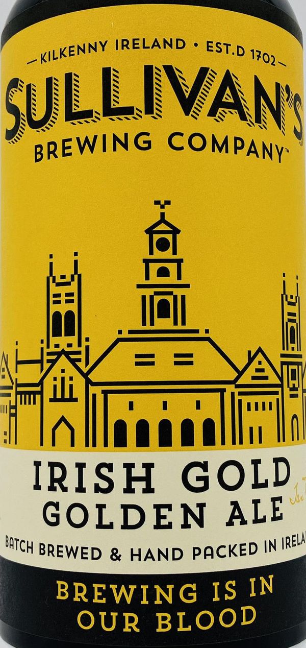 Sullivan's Irish Gold Golden Ale Cans Four Pack 14.9oz
