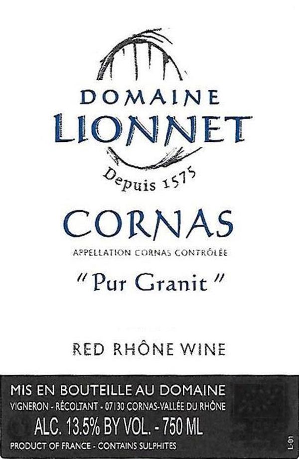 2018 Domaine Lionnet Cornas Pur Granit