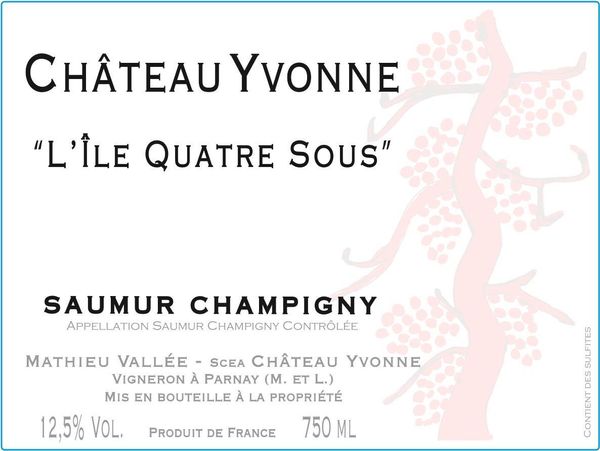2021 Château Yvonne Saumur-Champigny L'Île Quatre Sous