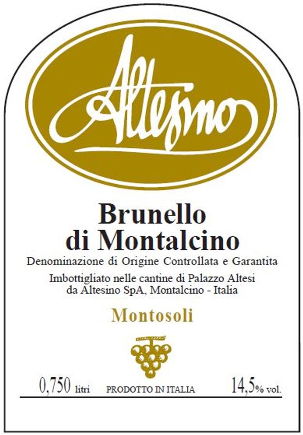 2018 Altesino Brunello di Montalcino Montosoli
