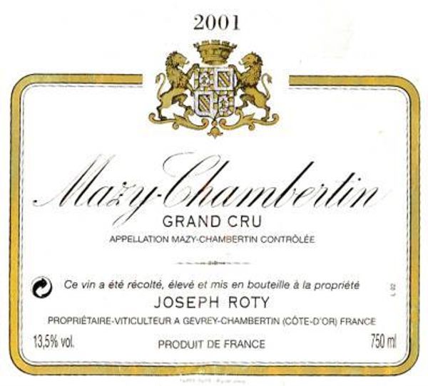 1999 Domaine Joseph Roty Mazy-Chambertin