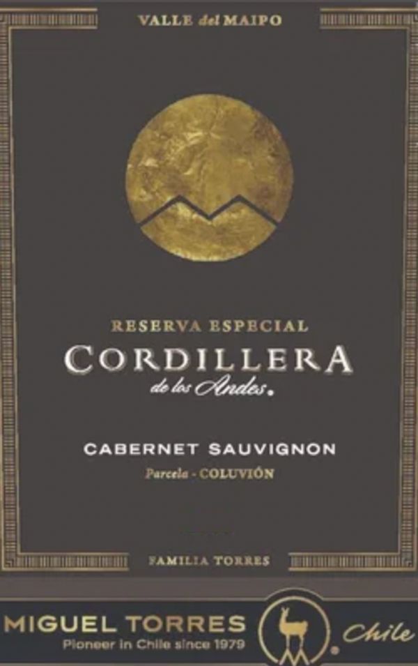 2020 Miguel Torres Cordillera de Los Andes Reserva Especial Cabernet Sauvignon