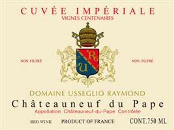 2020 Domaine Raymond Usseglio Châteauneuf-du-Pape Cuvée Impériale