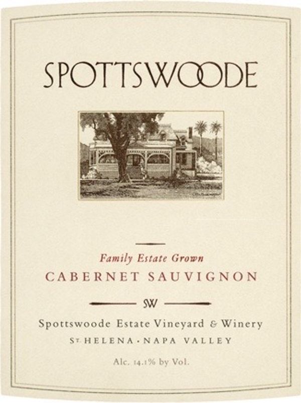 2012 Spottswoode Estate Cabernet Sauvignon