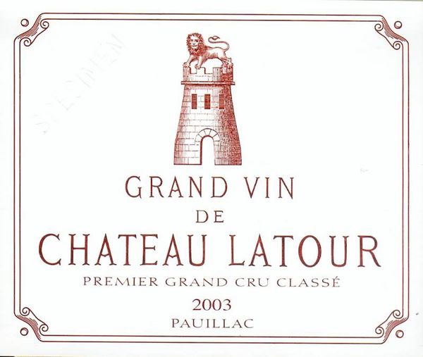 2003 Château Latour Pauillac