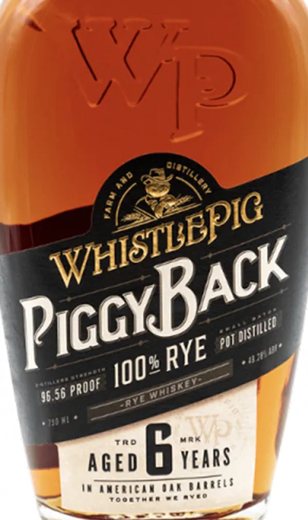 WhistlePig Aged 6 Years PiggyBack Rye Whiskey