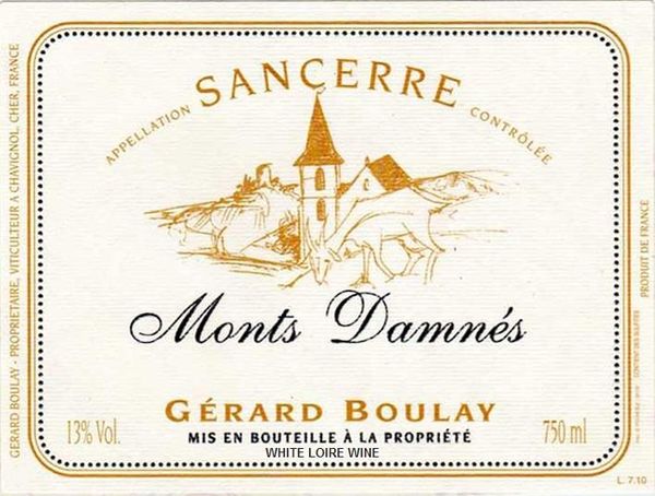 2021 Gérard Boulay Sancerre Monts Damnés
