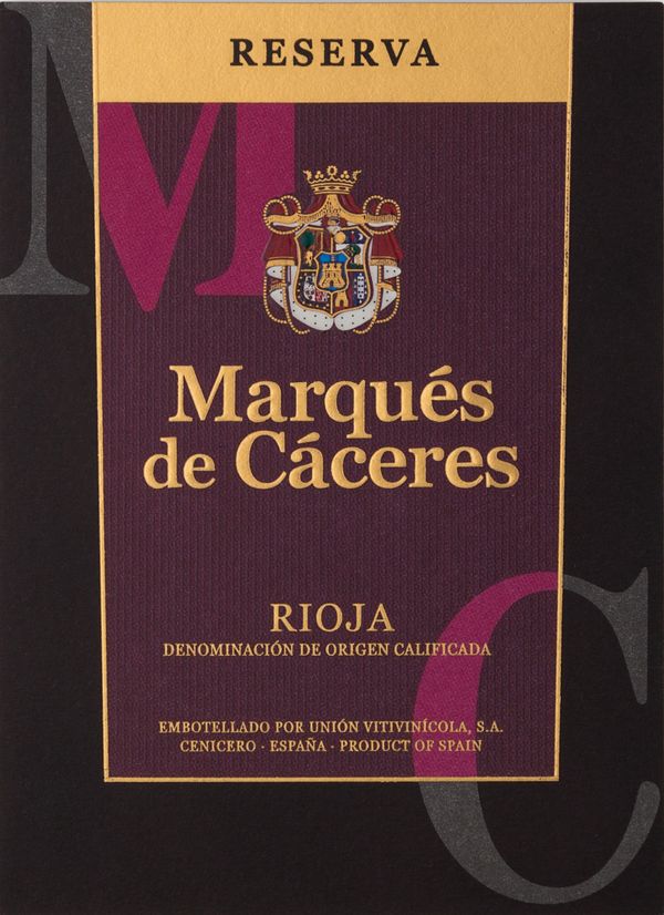 2016 Marqués de Cáceres Rioja Reserva