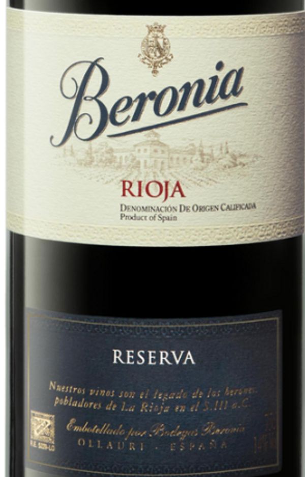 2013 Bodegas Beronia Rioja Reserva