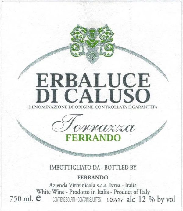2021 Ferrando Erbaluce di Caluso La Torrazza