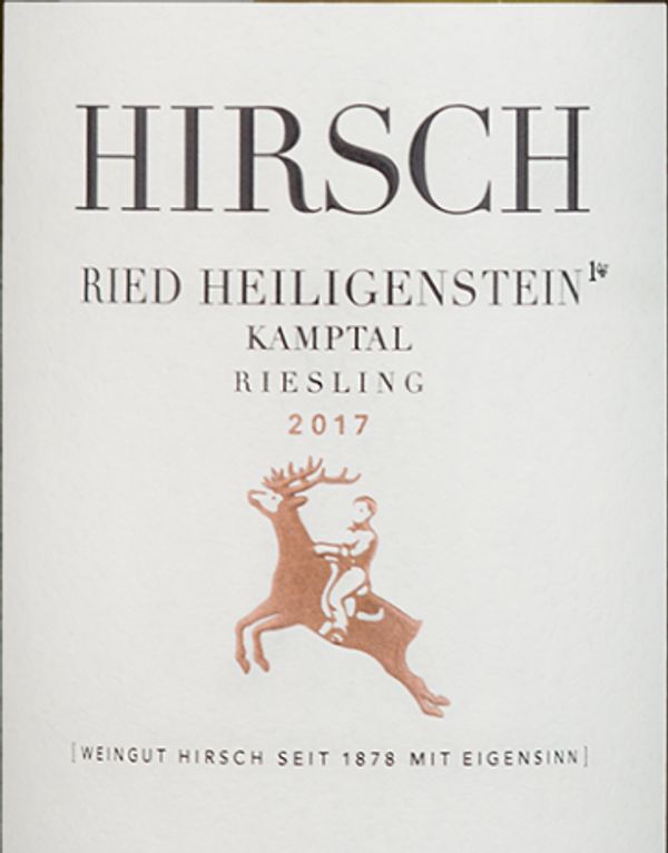2017 Weingut Hirsch Ried Heiligenstein Riesling