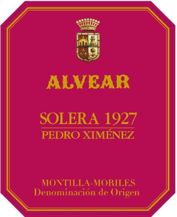 Alvear Solera 1927 Pedro Ximénez