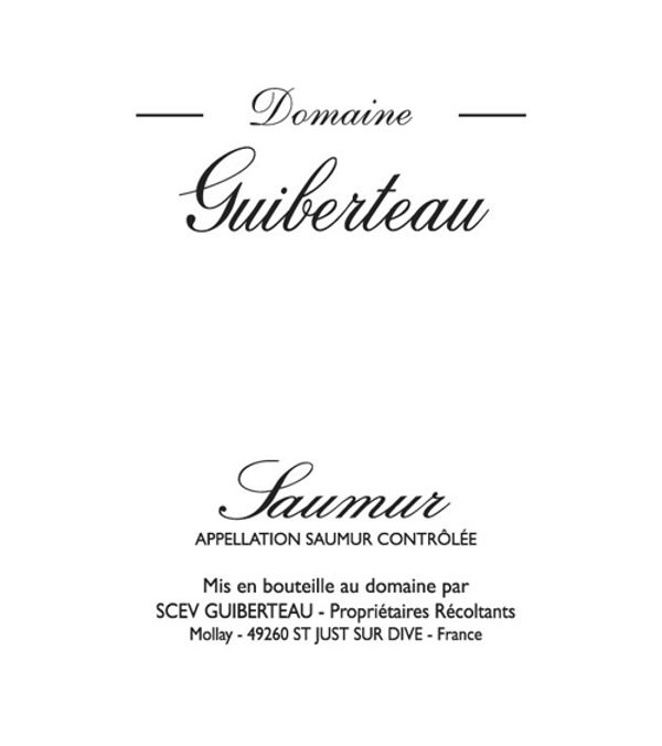 2019 Domaine Guiberteau Saumur Rouge