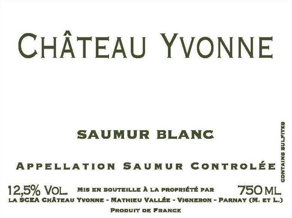 2021 Château Yvonne Saumur Blanc
