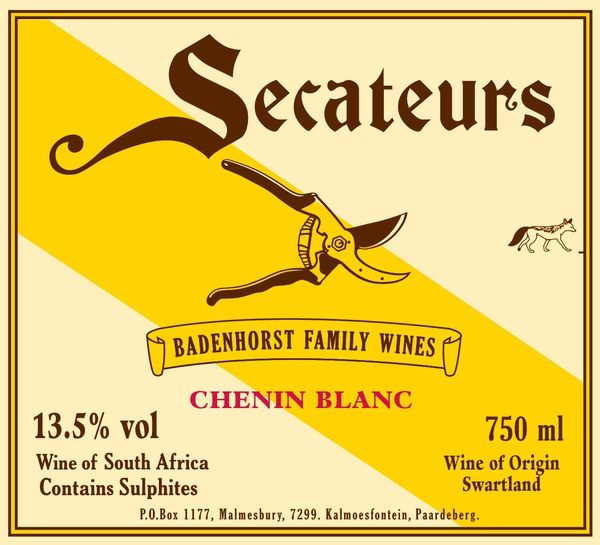 2020 Badenhorst Family Wines Secateurs Chenin Blanc