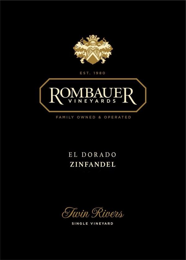 2019 Rombauer Vineyards El Dorado Twin Rivers Zinfandel