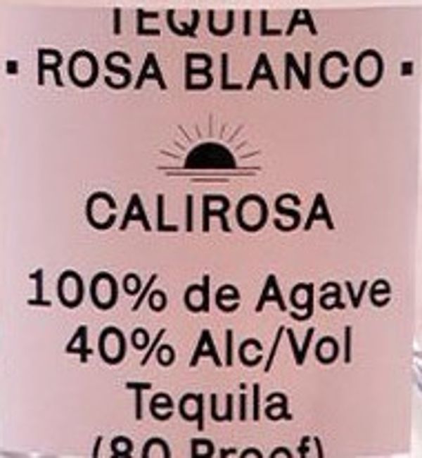 Calirosa Rosa Blanco Tequila