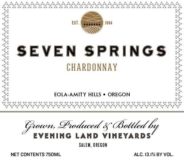 2021 Evening Land Seven Springs Chardonnay