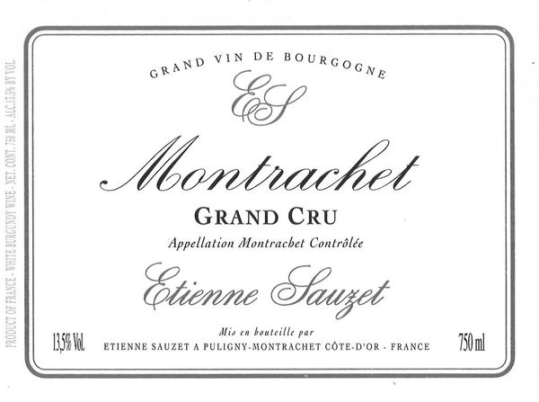 2020 Étienne Sauzet Montrachet