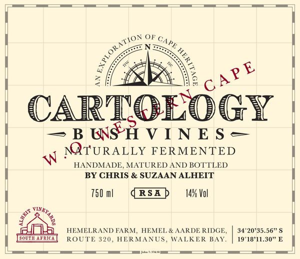 2018 Alheit Vineyards Bush Vines Cartology